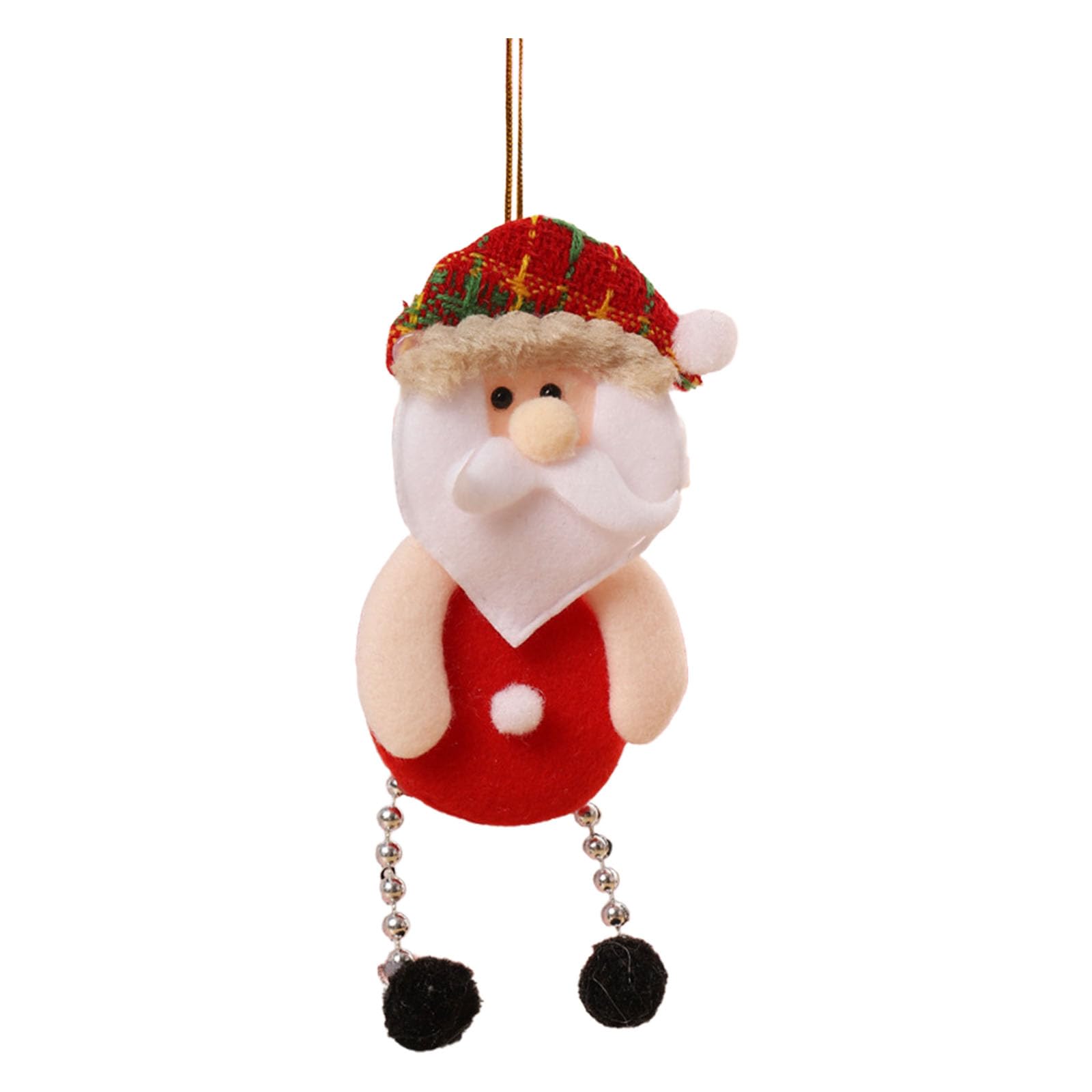 Lerpwige Handmade Christmas Figurines Santa/Snowman/Deer/Bear Nonwoven Fabric Decor For Terrariums Gardens & Tabletop Scenes Nonwoven Fabric Santa/snowman/deer/bear Party Supplies