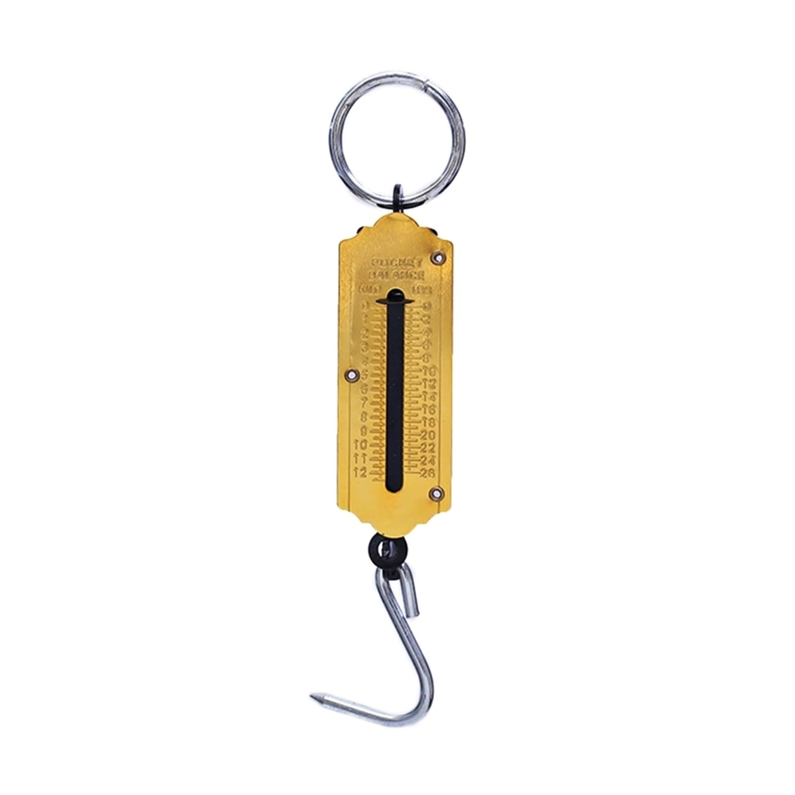JVDDI Digital Hanging Scale Handheld Weight Scale Luggage Gift for TRAVELER Suitcase Mechanical Heavy Duty Crane Hook(25kg)