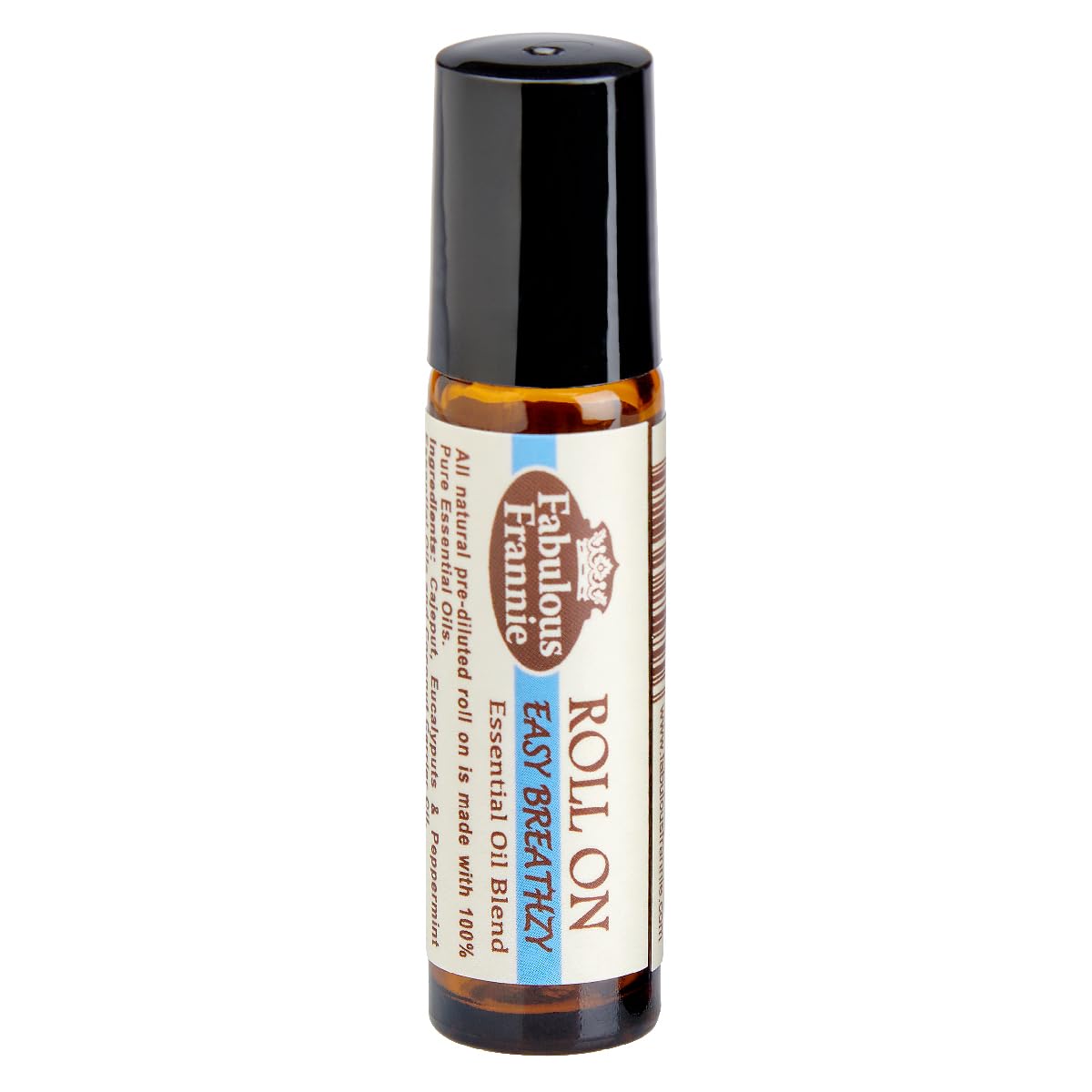 Fabulous Frannie Easy Breathzy Essential Oil Blend Roll On Made with Pure Essential Oils .33 Ounce (Pack of 1)