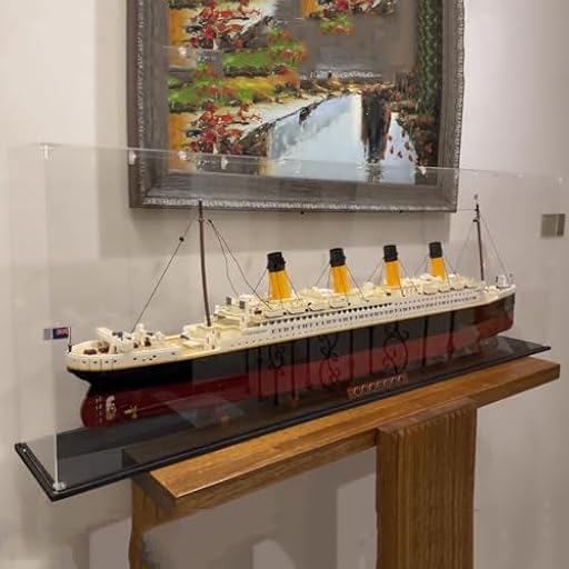 Vitrina acrílica para Lego 10294 Titanic Display Box, a prueba de polvo, resistente a UV, transparente 3 mm (solo vitrina, kit no incluido) | Ya disponible en tu tienda friki favorita! En mundofriki.es!