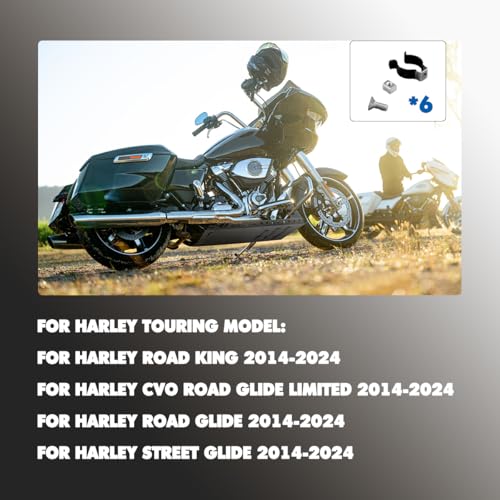 Image of Black Skid Plate for Harley Touring Street Glide Road Glide Road King CVO Road Glide Limited 2014-2023 2024 2025 Lower Engine Base Chassis Guard for Harley Davidson Accessories