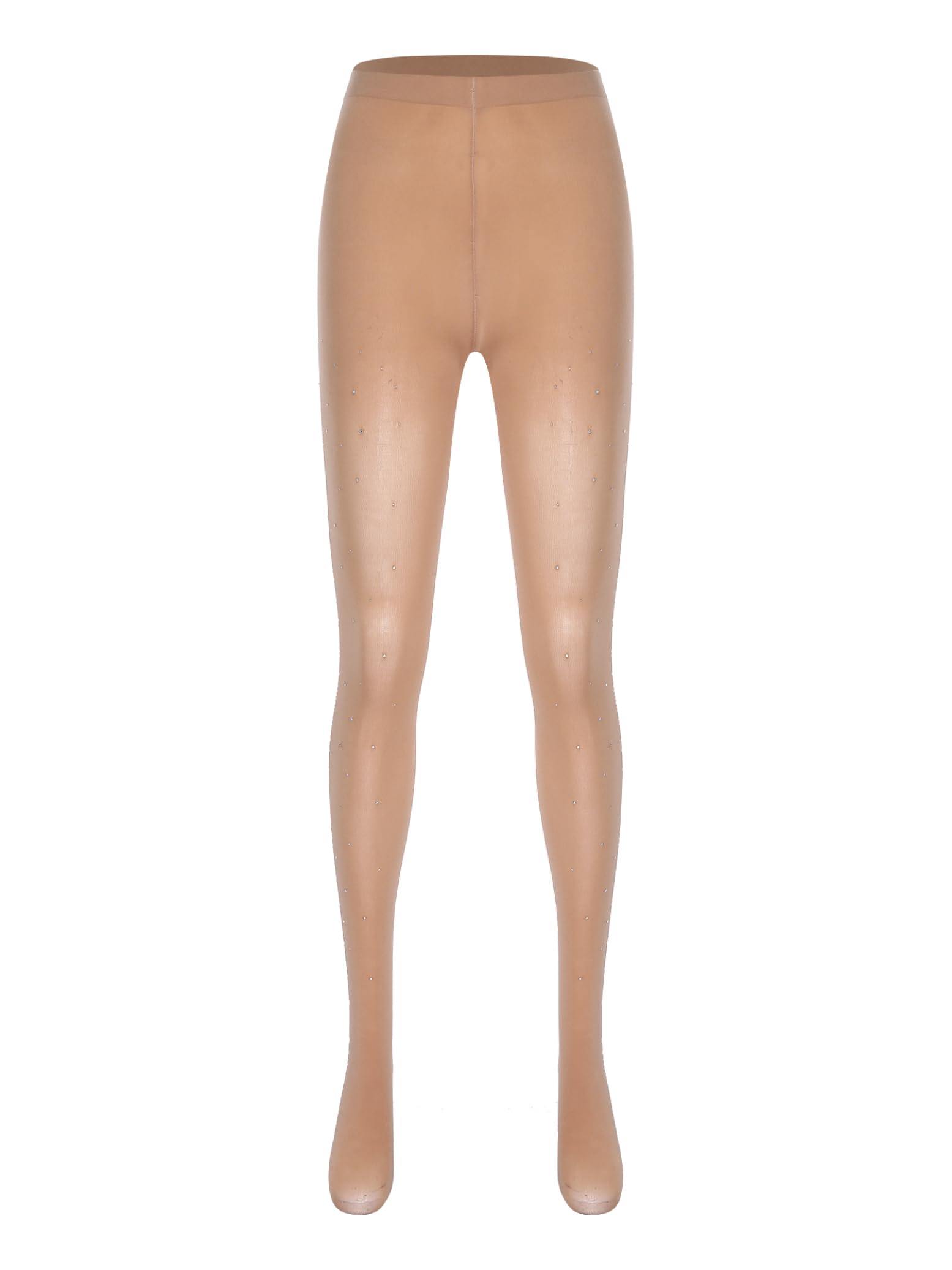 Hedmy Traje de Baile para Mujer Vestido de Patinaje Artístico sobre Hielo For con Pantimedias Medias de Bota de Patinaje Vestido de Baile Contemporáneo