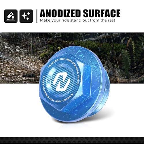 Image of NICECNC Motorcycle Engine Tank Cover Plug Cap Universal Compatible with Honda CRF150R 2007-20 CR125R 1990-07 CR250R 90-07 CRF250R 04-17,Compatible with Yamaha YZ80 85 1998-20 YZ250 99-22,See Fitment