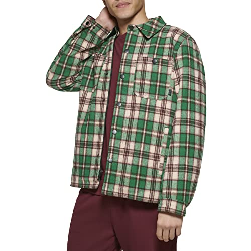 Image of BASS OUTDOOR mens Wool Blend Sherpa Lined Shacket