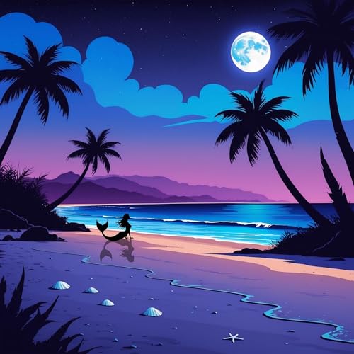 Page de couverture de The Magical Mermaid On The Beach (Bedtime Story & Meditative Relaxation)