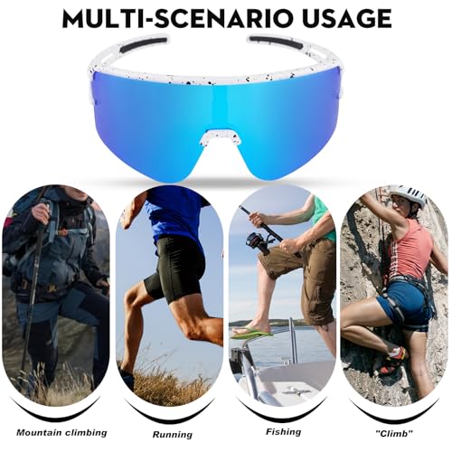 Polarized Cycling Glasses Sports Sunglasses Riding Glasses for Men Women UV400 Protection3