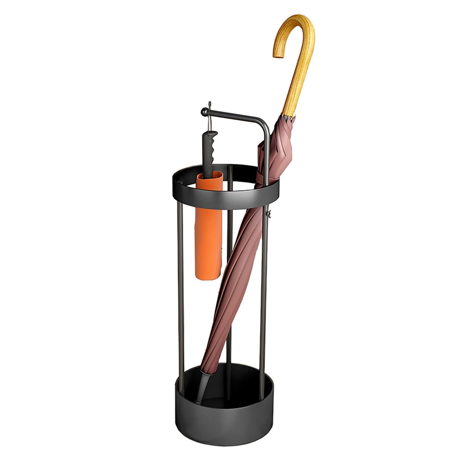 Porte-parapluie minimaliste noir anti-goutte pour ranger vos clubs de golf