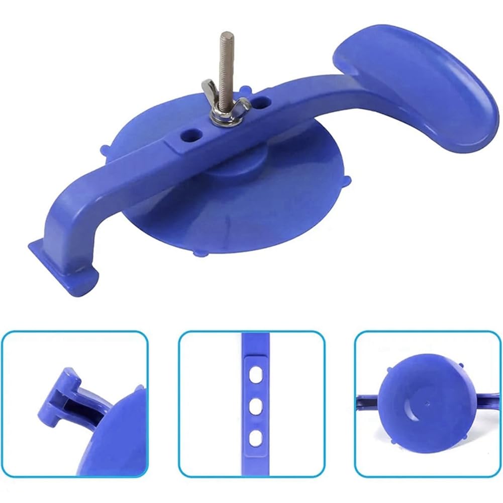 Lizusidtsy 6Pc Suction Clamp Set Fit for Sealing Rear Window to Top Convertible Glass Windshield Repair Gluing, Blue