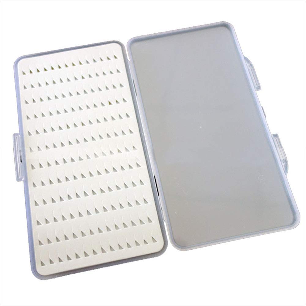 Cajas de pesca de espuma delgada de gran capacidad, con tapa transparente, cajas de pesca para competición, anzuelos de pesca