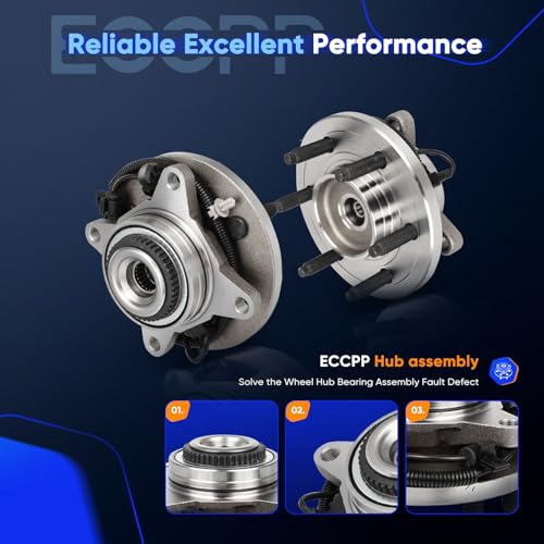 Image of ECCPP 515166 Wheel Bearing Hub Assembly for Lincoln Navigator 2011-2014