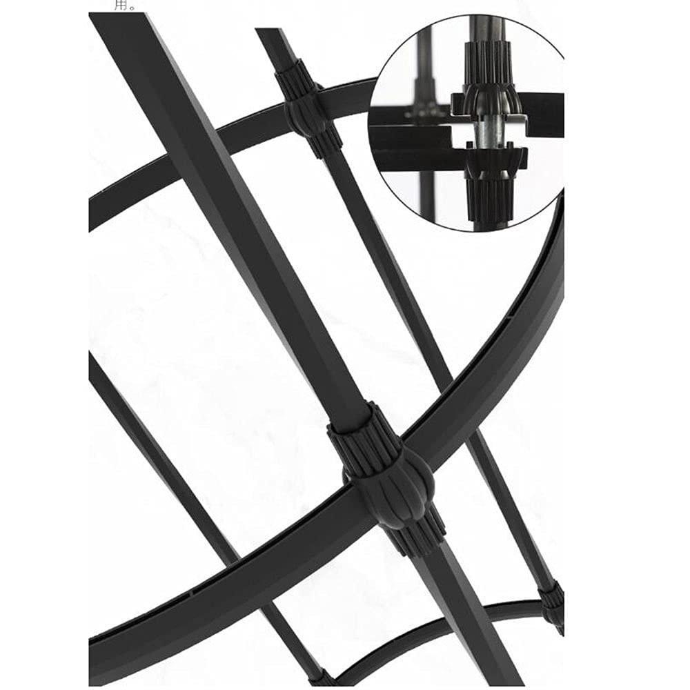 Obélisque de Jardin Métal Arche Support pour Plantes Grimpantes Cage Rose pour Interieur Exterieur Jardin Balcon Décoration, 180cm,230cm,280cm,330cm
