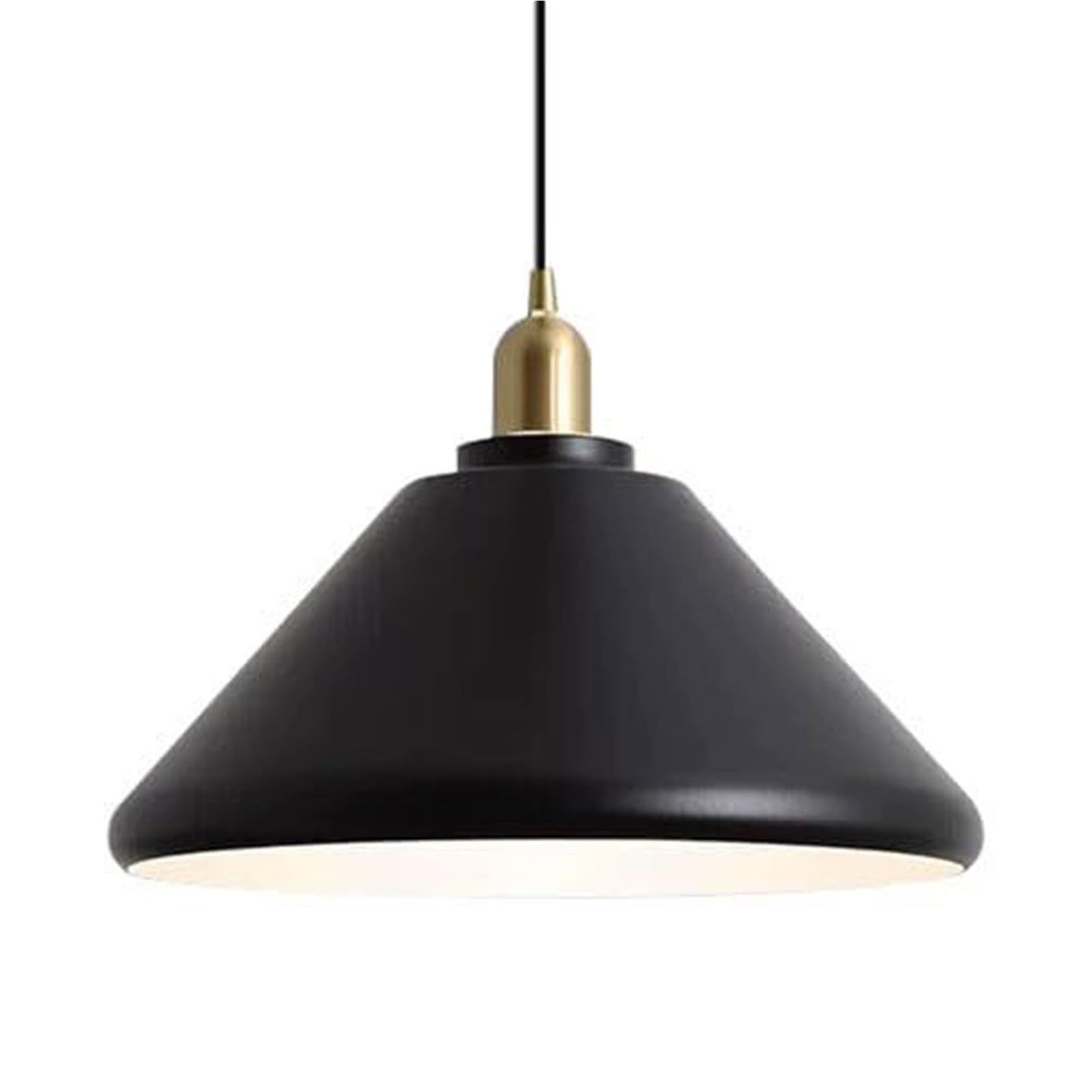 HUAYUSEDF American Simple Iron Pendant Lamp Chandelier Hanging Lighting Ceiling Fixture E27 Single Head Creative Personality for Cafe Corridor Restaurant