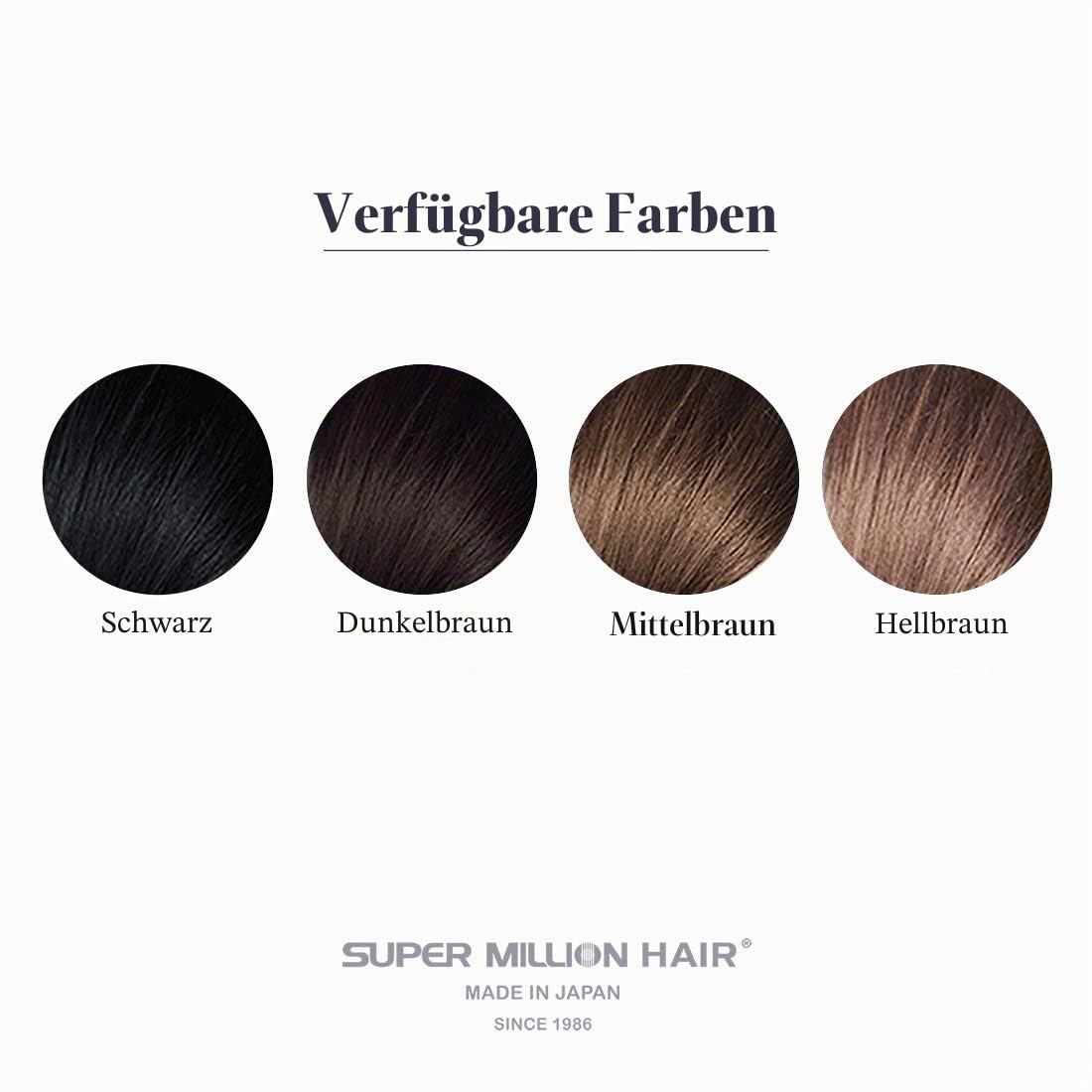 Super Million Hair 15g Hair Fibres - Medium Brown