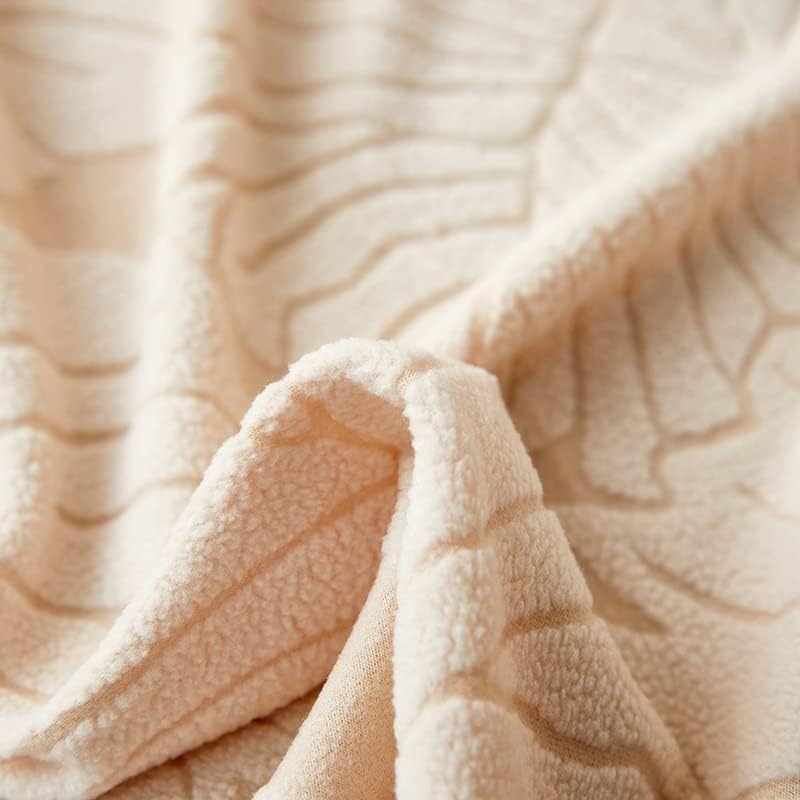 Vista 5 de Fundas de sofá impermeables para sofá cama sin brazos, fundas de futón con patrón de hojas jacquard de elastano con parte inferior elástica