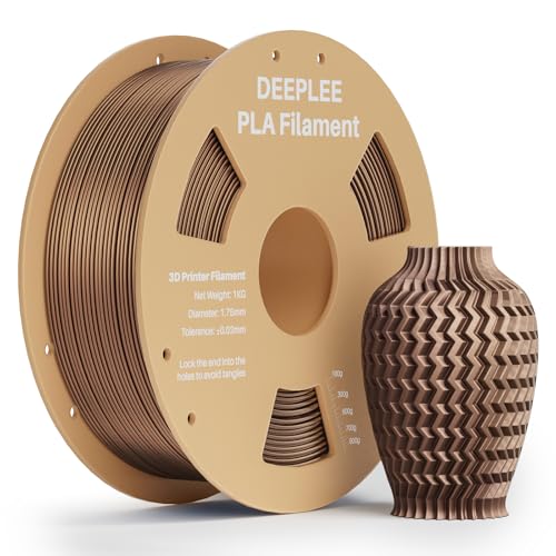DEEPLEE Metallic Bronze PLA Filament 1.75mm 1kg Metal-Like