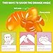 AMOS Peelerz Orange Peelable Gummy Candy (Peeling Candy), 8.47 oz, 10 Mini Packs