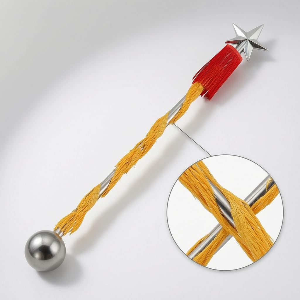 ## 4. Direction pour Ensembles Instrumentaux Construction en Acier Inoxydable Résistant à la Poignée Ergonomique Adaptée aux Répétitions Quotidiennes Spectacles, Blanc, 130 cm