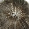 FACE MIRACLE Lace Hair Piece For Men Human Hair Replacement System For Mens Toupee Hairpieces Black Brown Blonde Toupee For Men Hair Unit 8X10#510 5# MEDIUM LIGHT BROWN+10% SYNTHETIC GREY #3