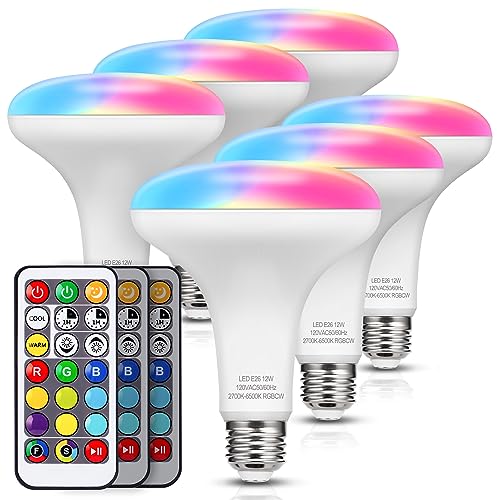 JandCase BR30 RGB Flood Bulbs