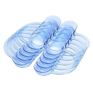 Duurzaam 9 stks Tanden Whitening Lip & Cheek Retractor Tandarts Mondopener Herhaal Gebruik C-type voor volwassenen en kinderen (Color : Random, Size : Size 130 92 21mm)
