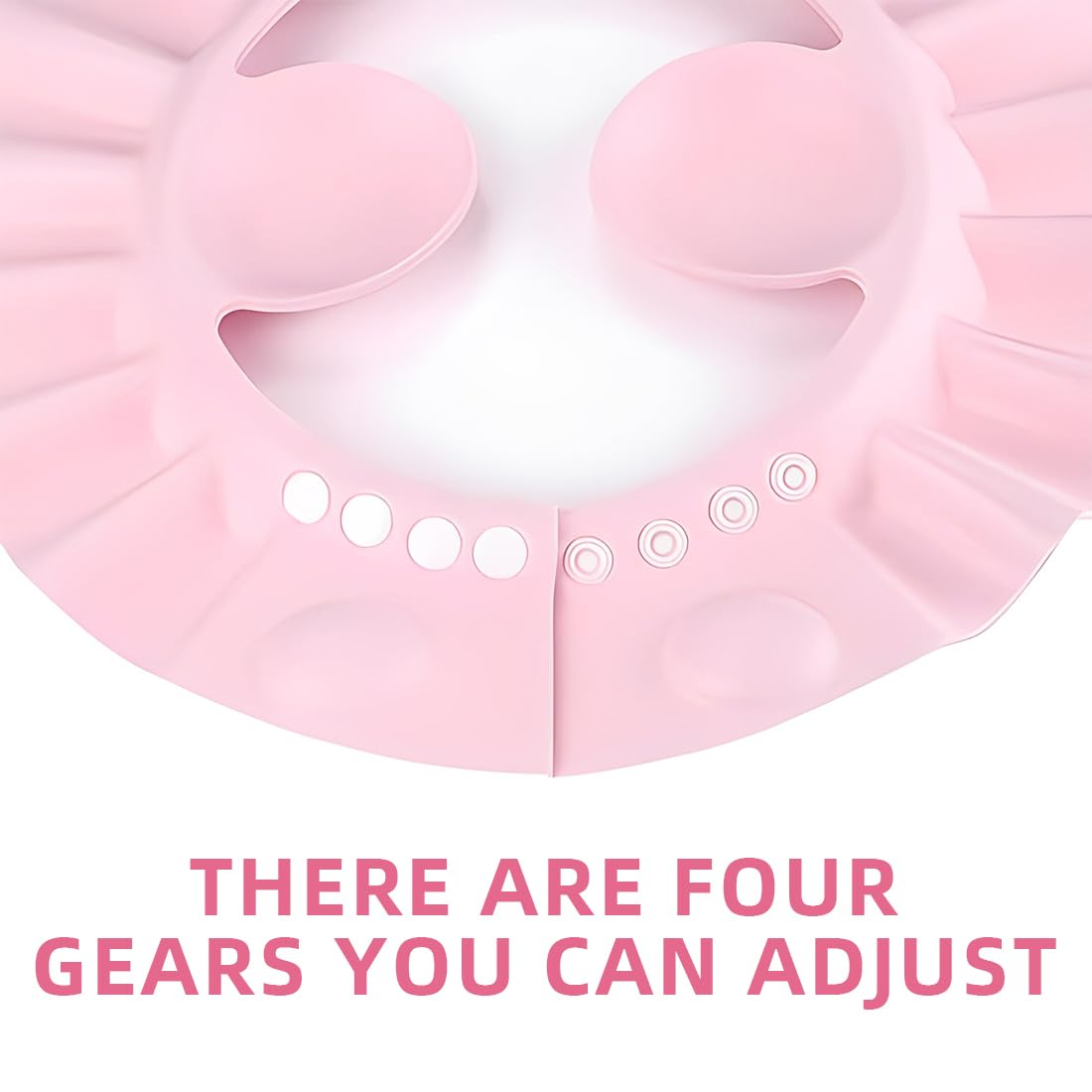 1 Pc Chapeau Douche Bébé,Réglable Visière Bonnets De Bain,Casquette De Bain Bebe,Casquette De Bain,Bonnet De Douche Enfant Pour Enfants Protection Des Yeux Et Visage De Shampooing(Rose)