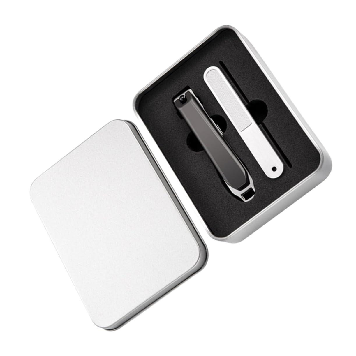 Healvian Pedicure Tools Kit 4pc Nail Clipper Set Nail Cutter File Comfortable to Hold Rust-proof for Home Use