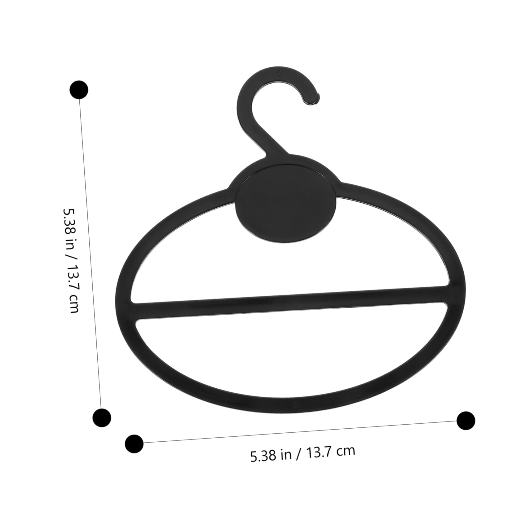 FUNOMOCYA 10pcs Scarf Organizer Tie Hanger Scarf Display Ribbon Organizer Rack Rack