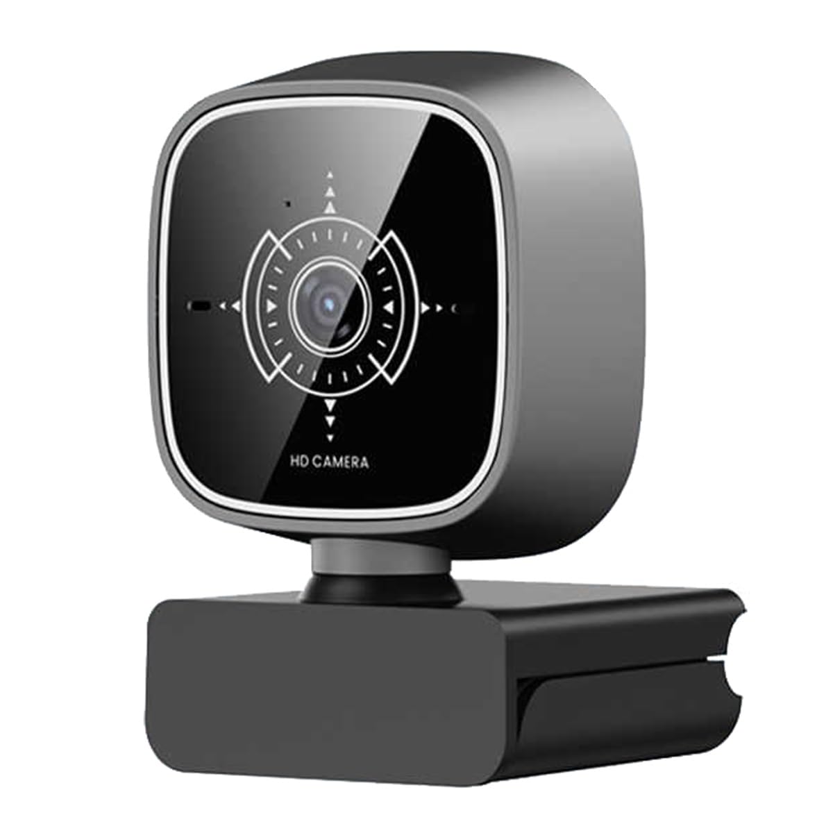 GIZNXBA Webcam 2k, Enfoque Automático, Micrófono con Cancelación De Ruido, Campo De Visión Ajustable, Webcam PC para Creadores, Streamers, Podcasters, Reuniones Y Videollamadas