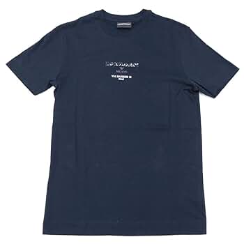 Amazon.co.jp: Emporio Armani Men's Top T-Shirt, Short Sleeve
