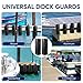 YeeJinHong Dock Bumpers - 15.3 Inch Heavy Duty PVC Dock Fenders - UV Resistant Marine Dock Edge Guards with Mounting Screws for Boats & Docks, 3 Pack Black