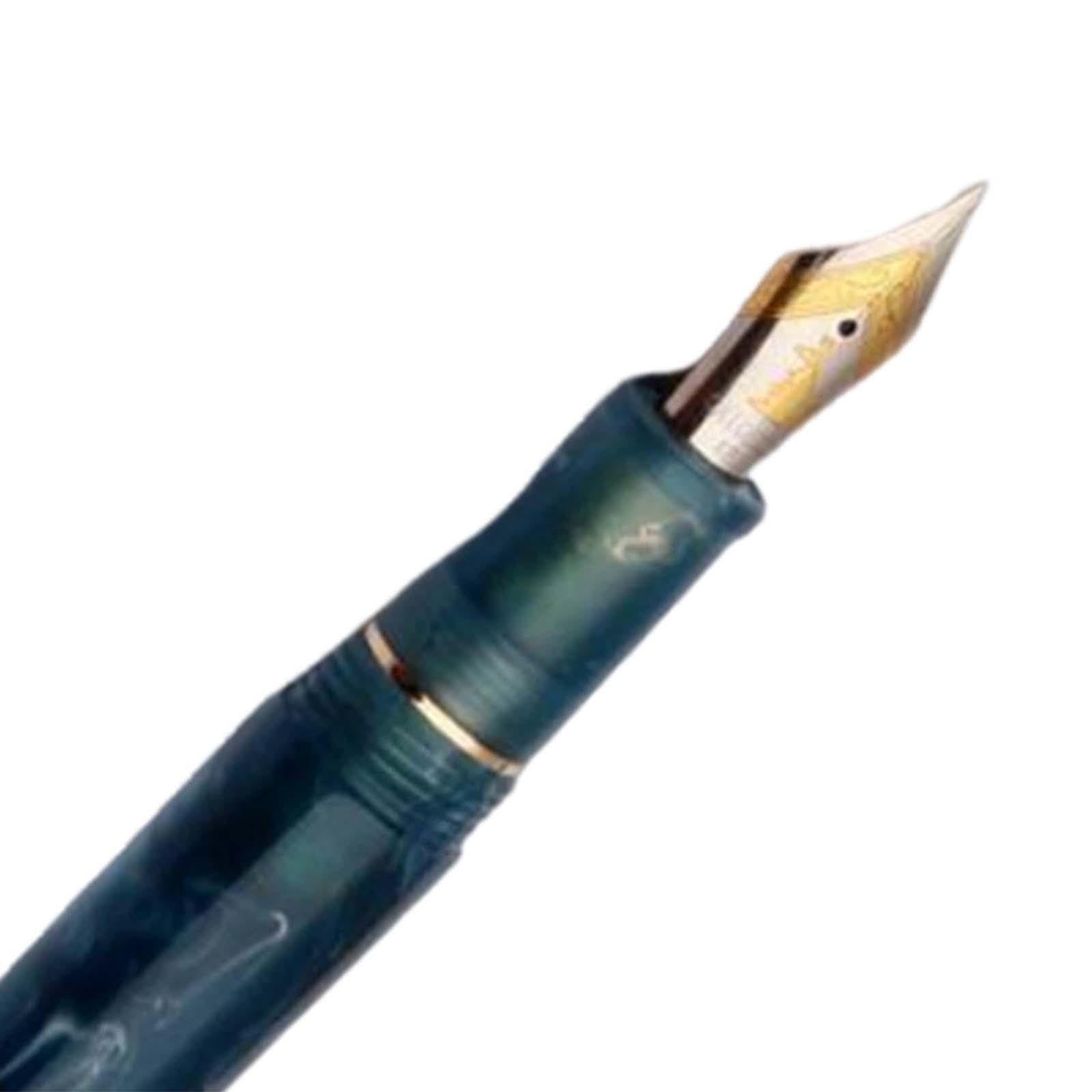 Perfeclan Kolbenfüller, Kolbenfüller Ef0,5mm, Schreibgeschenk, Kreativ, Schreibstift, Schreibgerät zum Schreiben, Kalligraphie, Dunkelblau