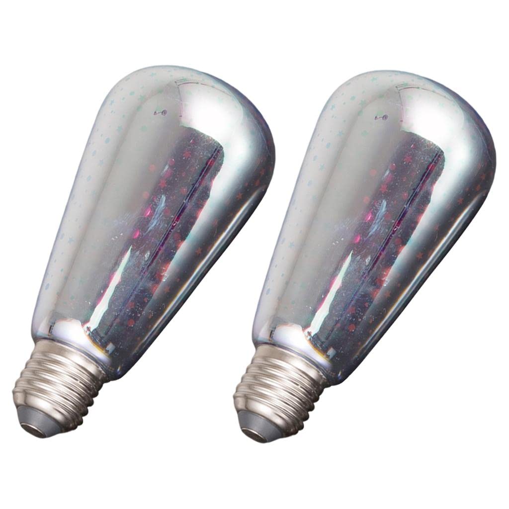 2 Pack of 3D LED Light Bulb Fireworks Edison Bulb Holiday Decorative Lights E-image-37