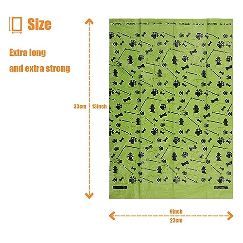 Image of Non-Scented Biodegradable Doggie Poop Bags - 4 Roll Pack - Multicolored, 72 Bags