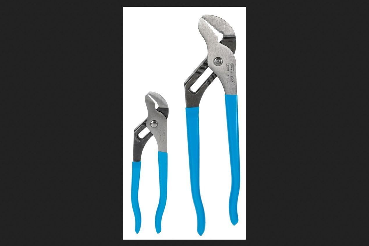 Channellock 61/2 & 10 in. Carbon Steel Tongue and Groove Pliers 2 pk Channel Locks Set