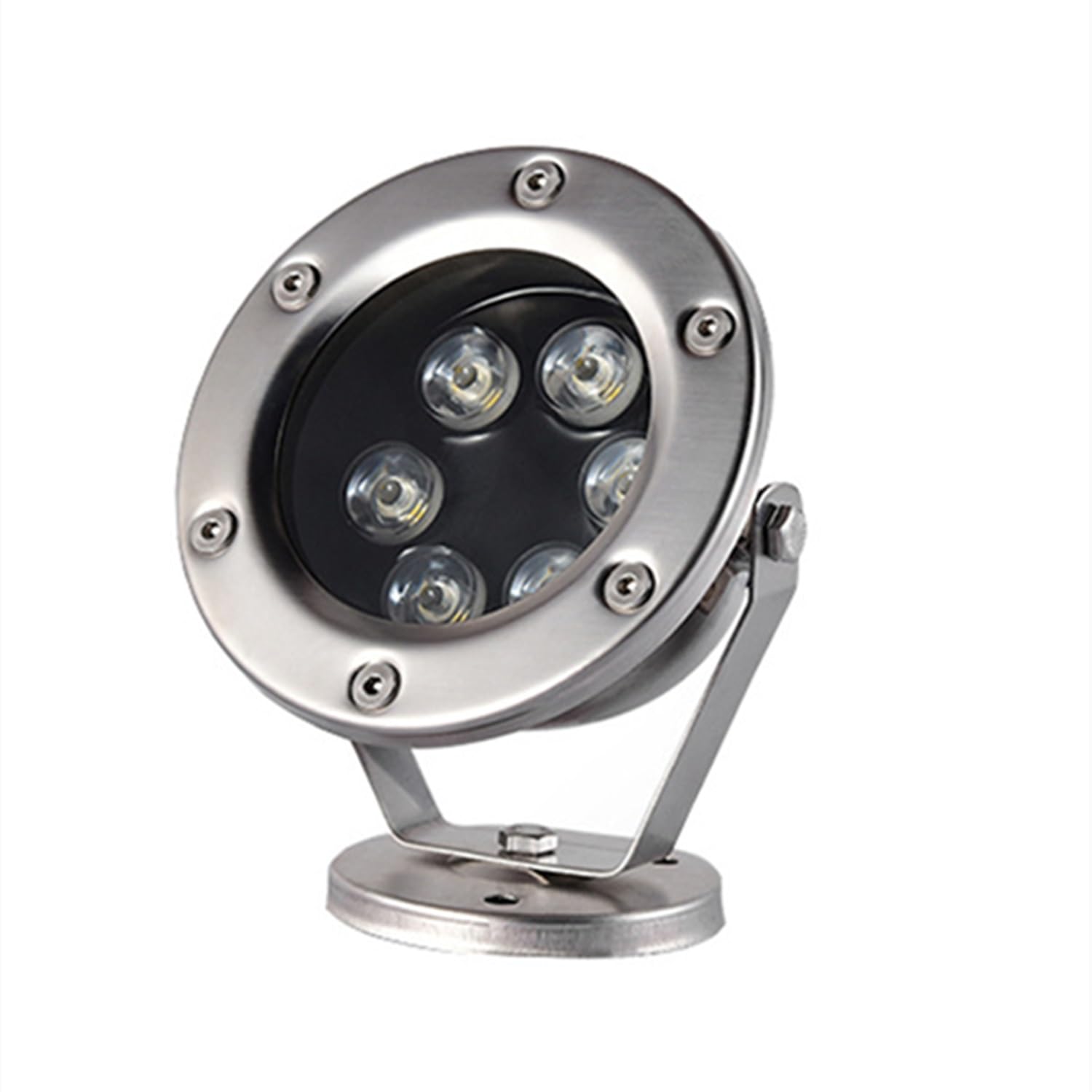 PsmpengAMZ Warm White Underwater Pond Spotlight, Low Voltage Waterproof LED Fountain Light for Garden Swimming Pool Light(24V,18W)