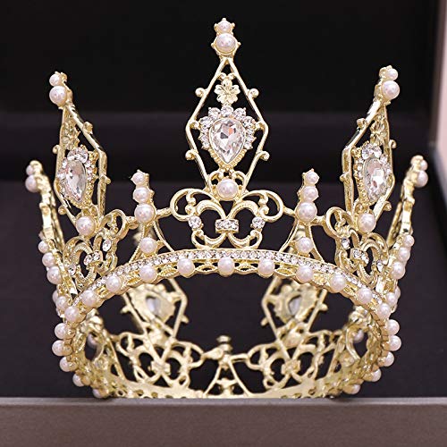 Tiara de perla hecha a mano para lucir como una reina en tu gran día 4