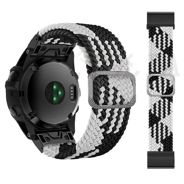 Bracelet nylon Garmin Fenix 7 anti irritation pour remplacer le silicone