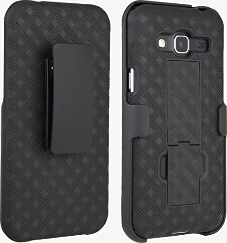 Samsung Galaxy J3 V Verizon OEM Shell Holster Combo - Black