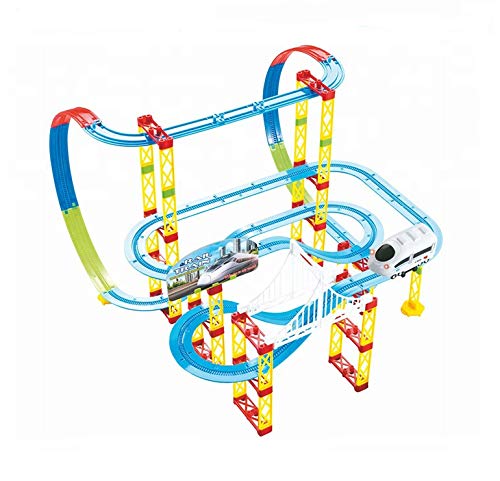 Kiditos Rail Train 105 Pcs Battery Operated Train Track Set Toy, Pack of 1, Multicolor (B07Q8KSRMS) Amazon Price History, Amazon Price Tracker