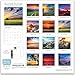 Sunrise Sunset 2025 Hangable Monthly Wall Calendar Large Months Desert Beach Mountain Ocean Parks Paradise Vacation Photo Gift Organizing & Planning (2025 Sunrise)