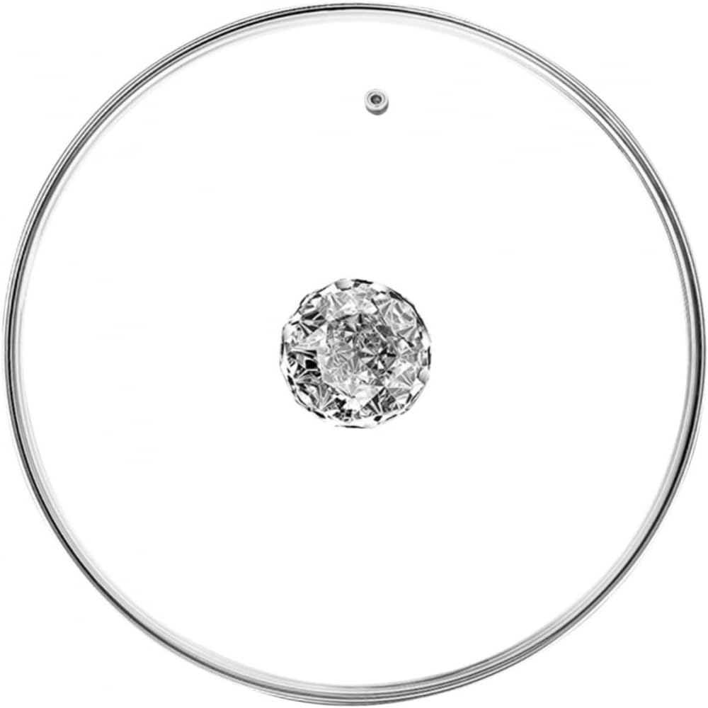 3 Stück Glasdeckel Universal Pfannendeckel Glas Kochgeschirr Universal Deckel Gehärtetes Glas Deckel Glasdeckel für Topf Ersatz Topfdeckel Ersatz Bratpfanne Abdeckung Topf Ersatzdeckel
