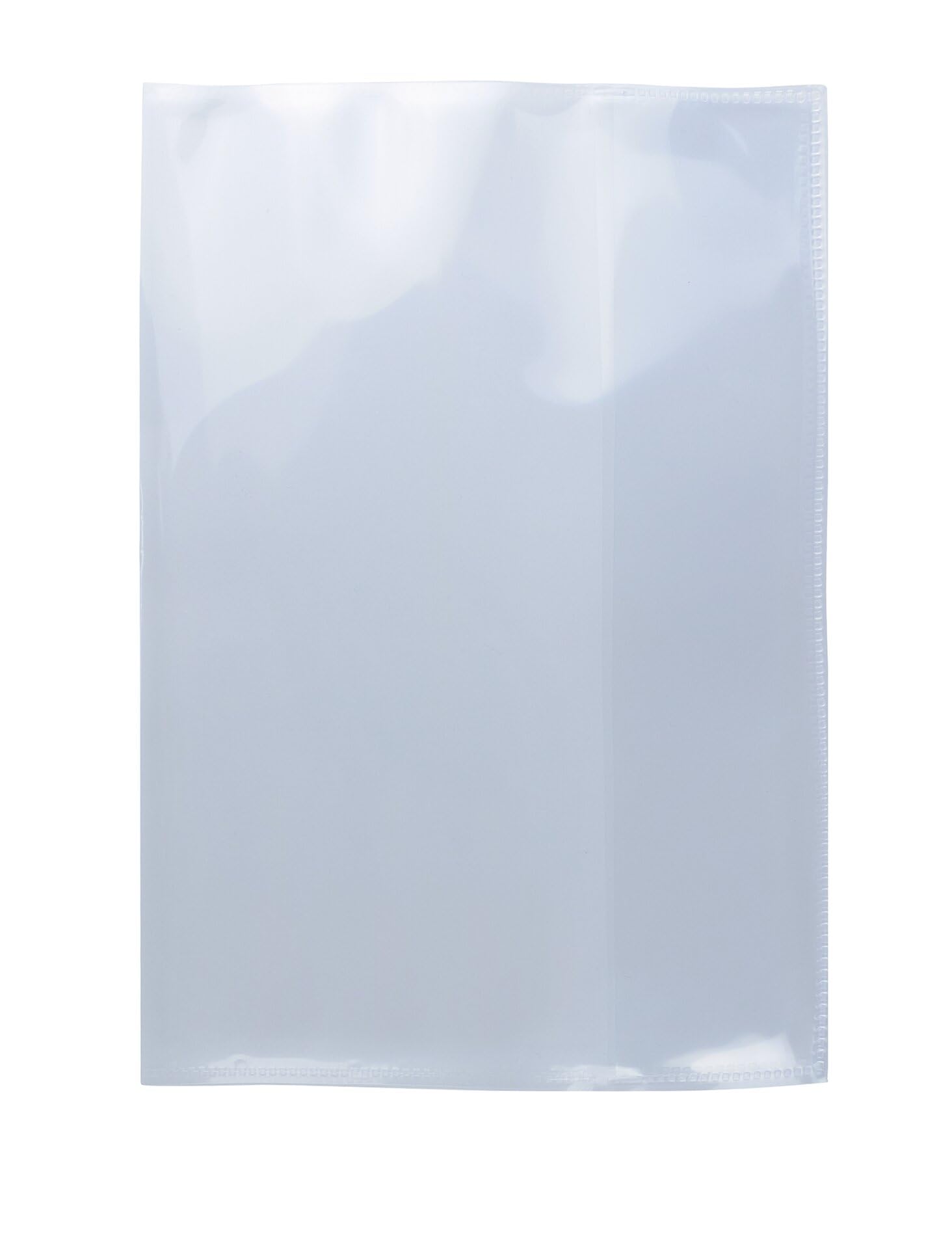 Herma 19610 Notebook Covers A5 Transparent Clear, Book Covers Made of Durable, Wipe-Clean and Extra Thick Polypropylene Film, Transparent Notebook Cover Set for School Notebooks, Colourless