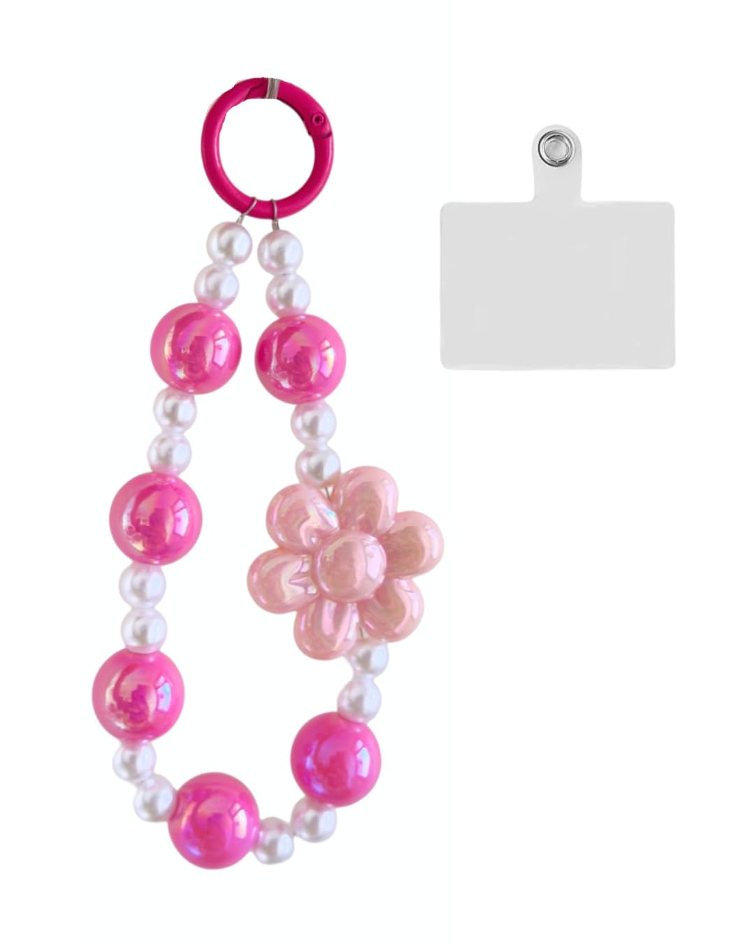Cute Phone Charm Strap | Beaded Phone Chain for Girls & Women | Colorful Wrist Strap Keychain for Mobile, Bags & Accessories | Trendy Gift Item-image-15