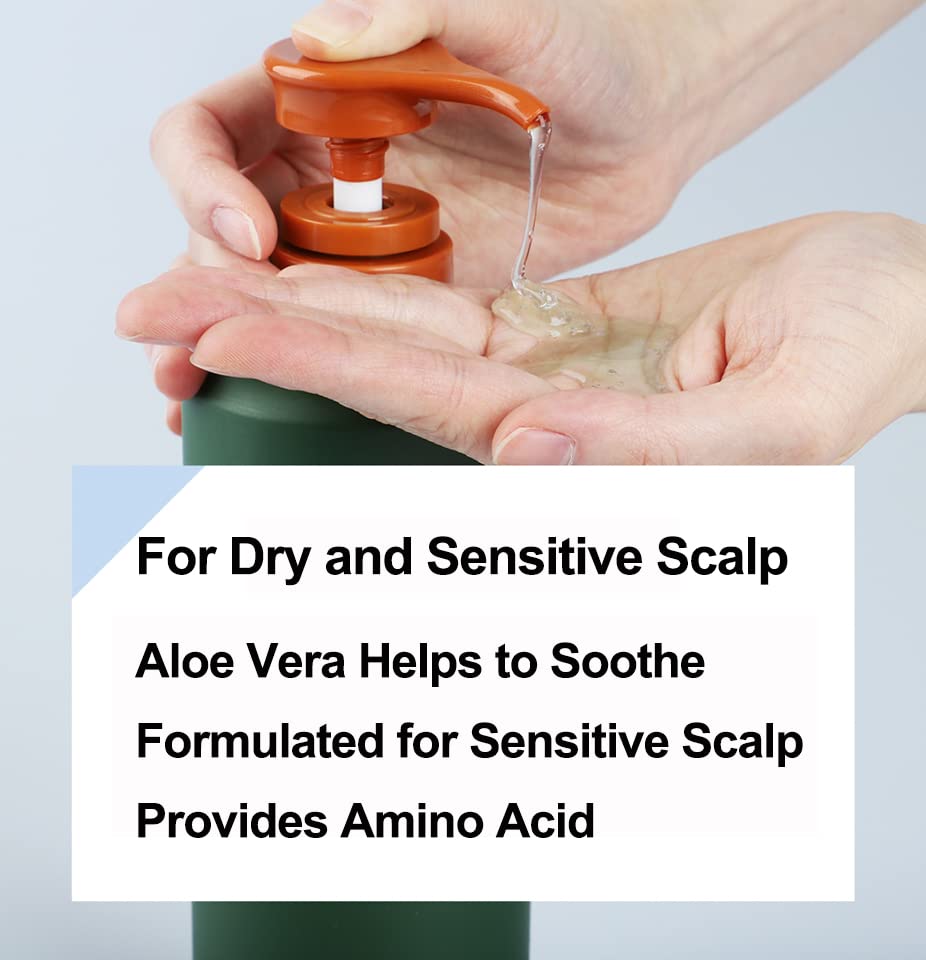 Miniatura 2 de ATS Perstige Calmesh Headspa Champú - 20.3 fl oz, aloe orgánico y champú calmante sin silicona