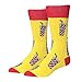 JAMES FIALLO Mens 12-Pairs Funny Funky Crazy Novelty Colorful Patterned Dress Socks For Men M179-12