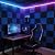 96 Pack Black/BLUE 12 "X 12 "X1" Acoustic Panels Studio Soundproofing Foam Wedge Tiles(Accompanied By Double-Sided Adhesive Tape)