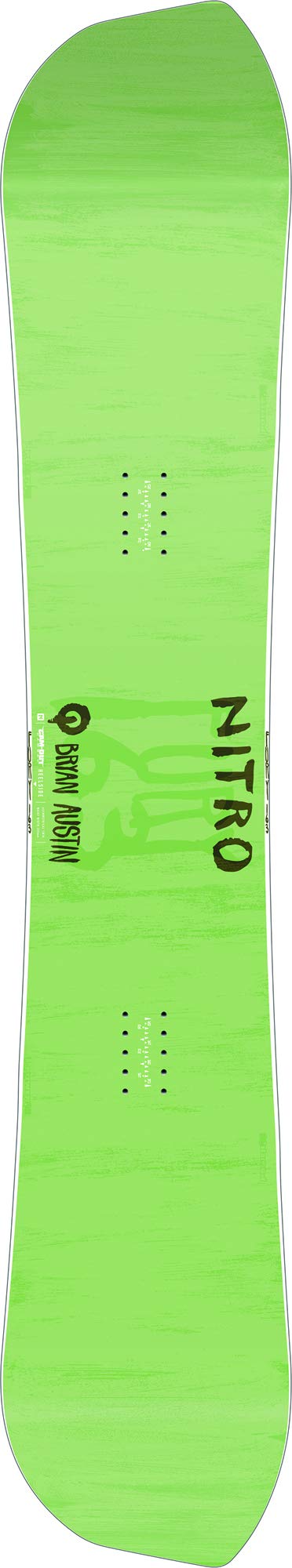 NITRO Snowboards Quiver Fury BRD'20 True Asymmetrical Twin Freestyle Park Carving all Mountain Boards Snowboard, Uomo