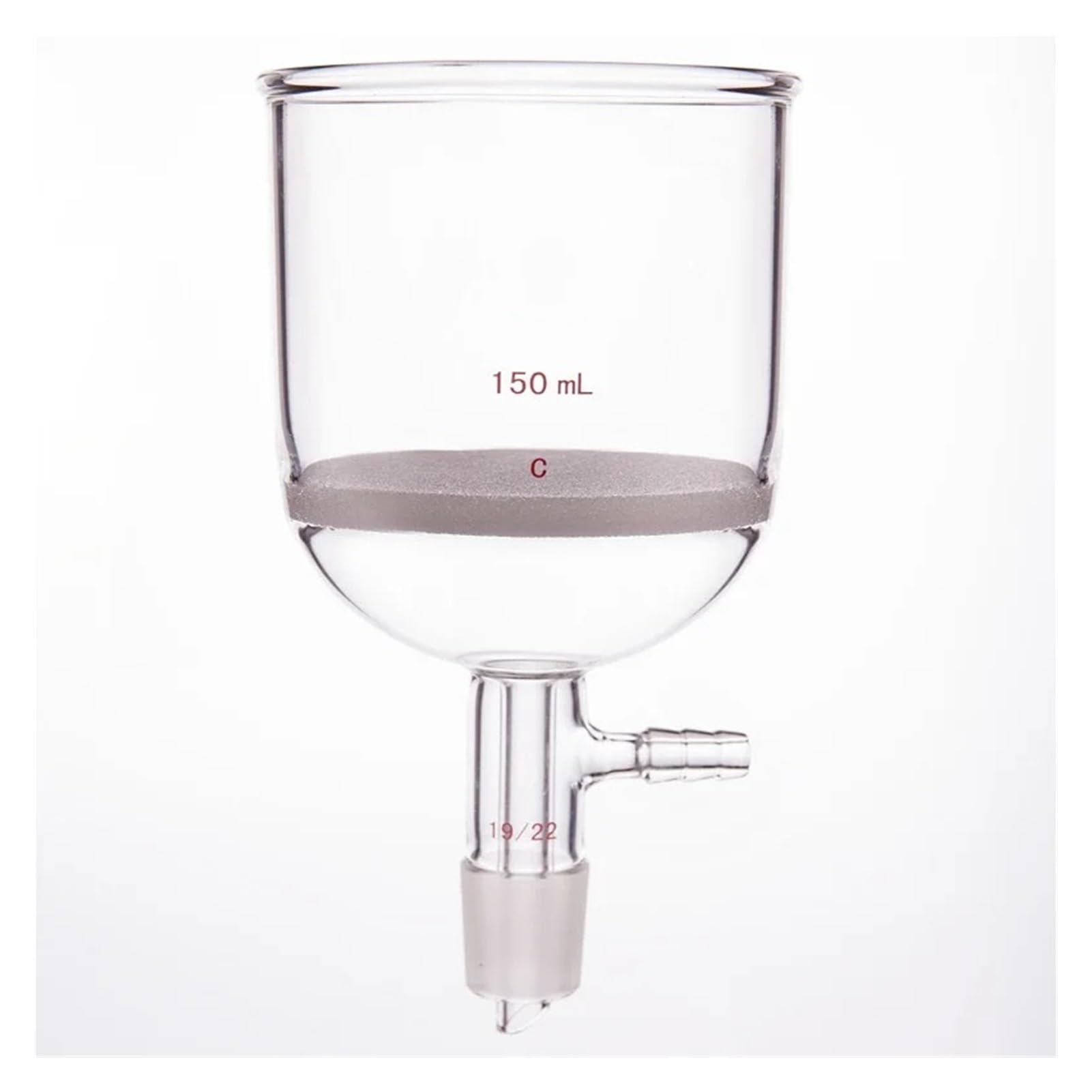Embudo de núcleo de con Junta de molienda de 15 ml a 150 ml, Junta Inferior 19/22, Embudo de Filtro, Buchner, Junta Interior, F36(F366019C)