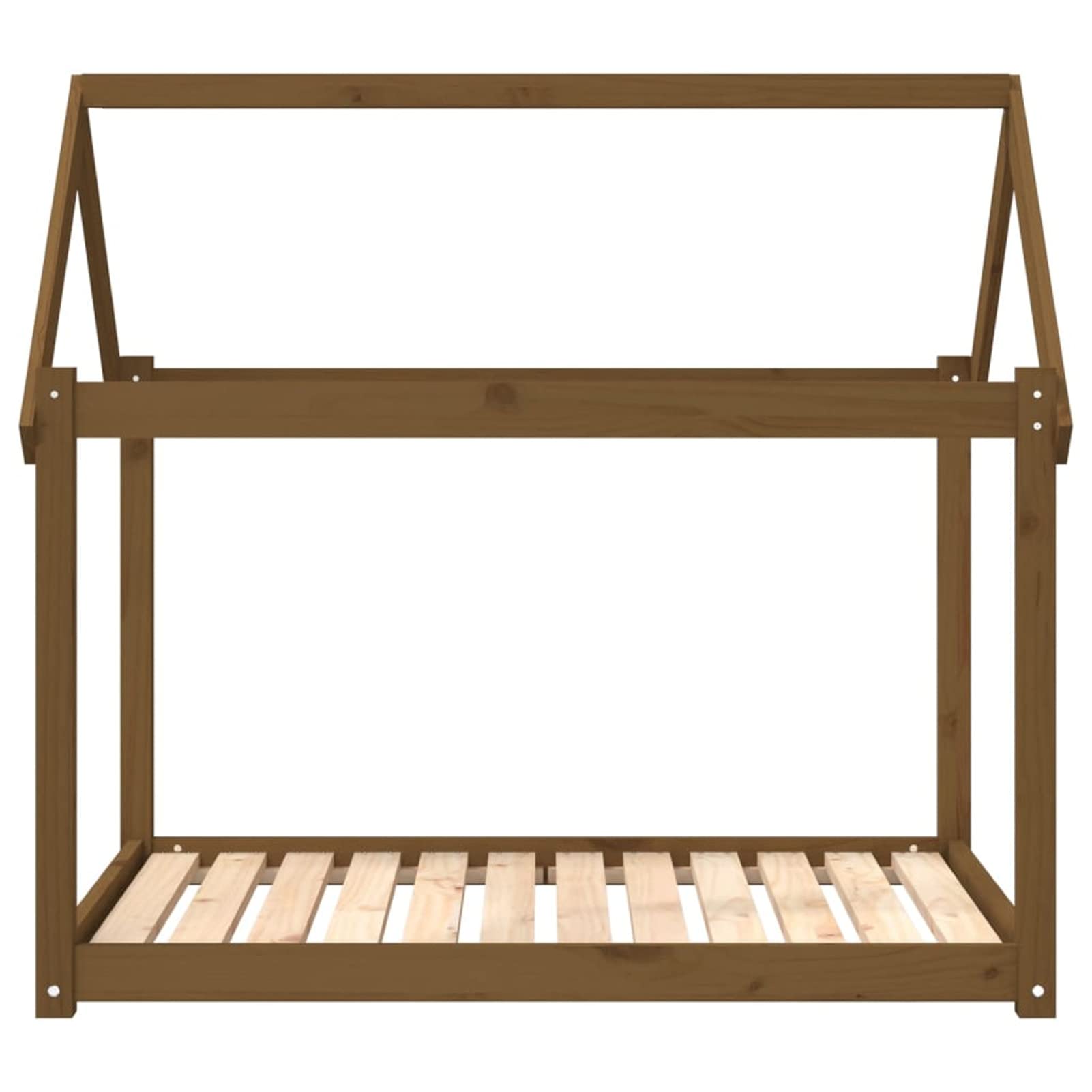 Homgoday Bursztynowe legowisko dla psa 111 x 80 x 100 cm z litego drewna sosnowego, wystrój klatki dla psa klatka dla psa wewnętrzna Kennel dla psów klatki dla psów na zewnątrz ogrodzenie dla psa