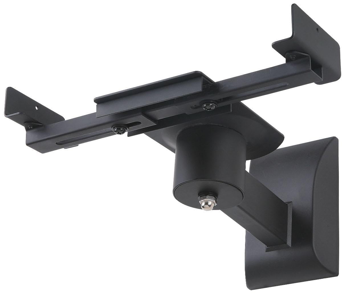 Techly 025350 Coppia Staffe Speakers a Parete Fino a 25kg Nero Nero